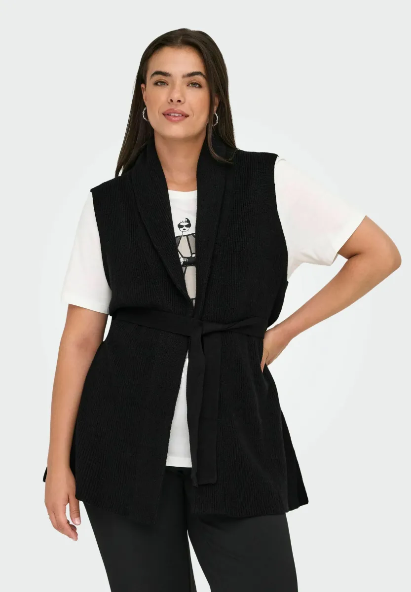 CARKATIA - Strickjacke - black