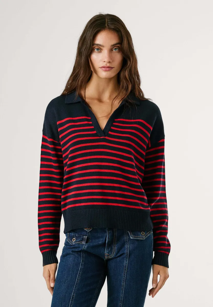 CARLINA - Strickpullover - dulwich blue