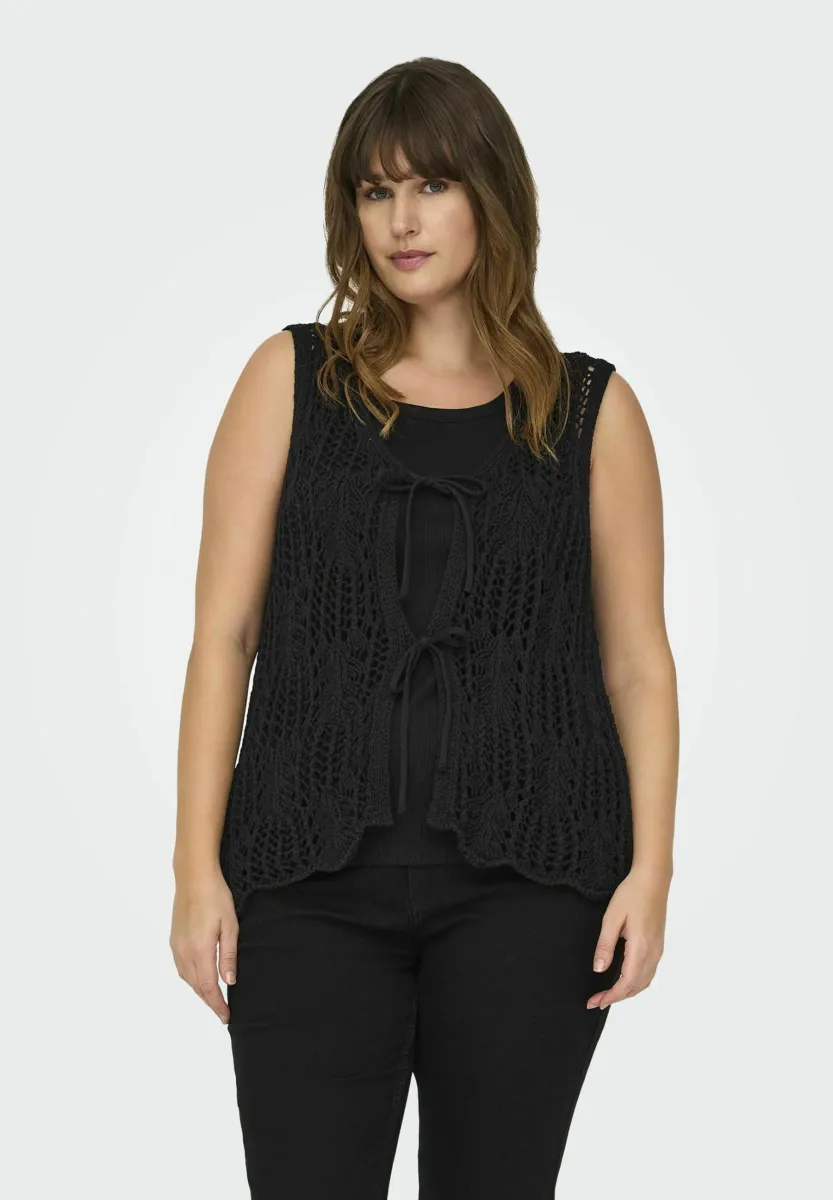 CARLIZZY  - Strickjacke - black