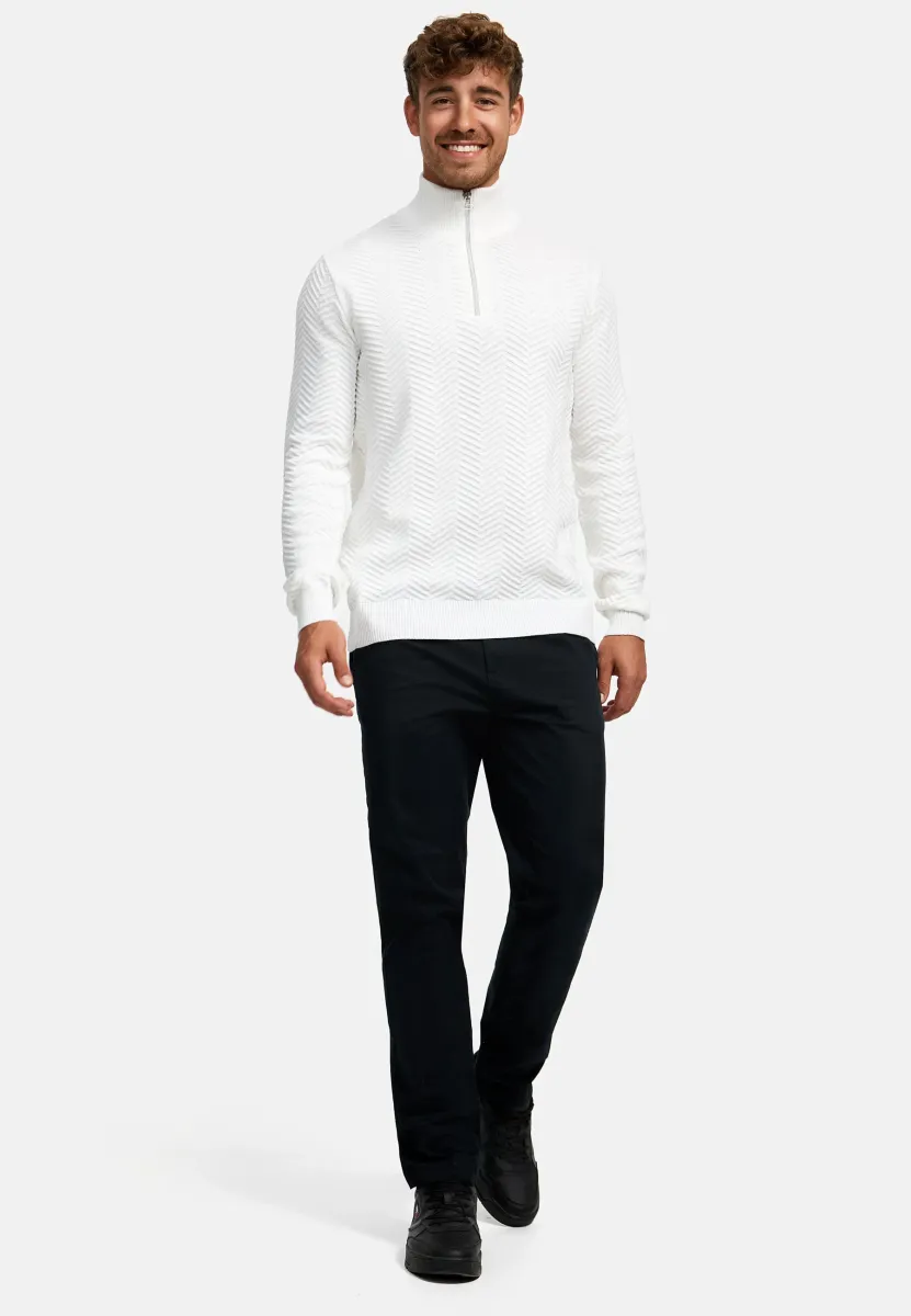 CARLO HALF - Strickpullover - snow white