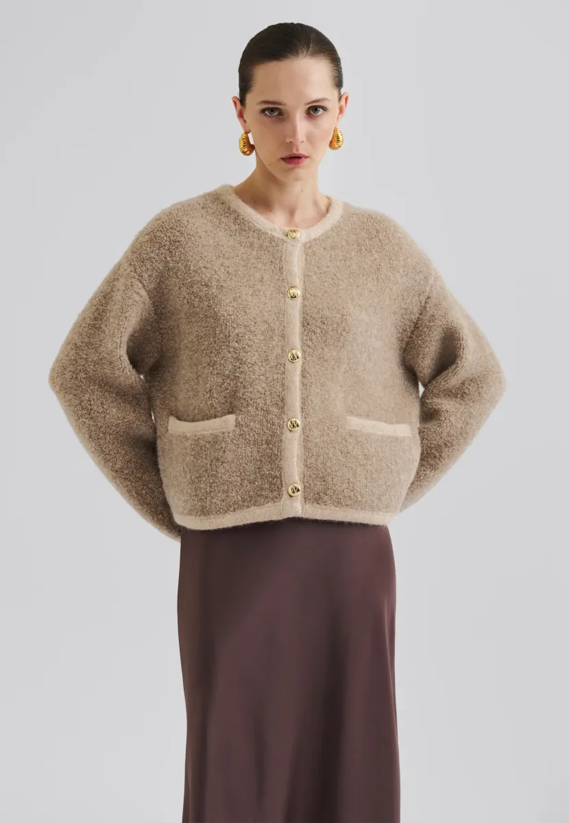 CARLY - Strickjacke - beige