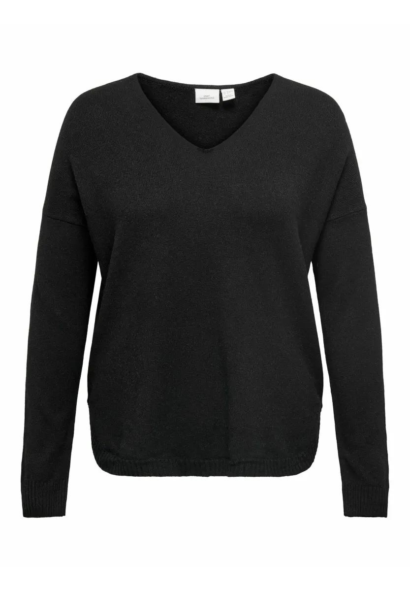CARMARGARETA LIFE - Strickpullover - black