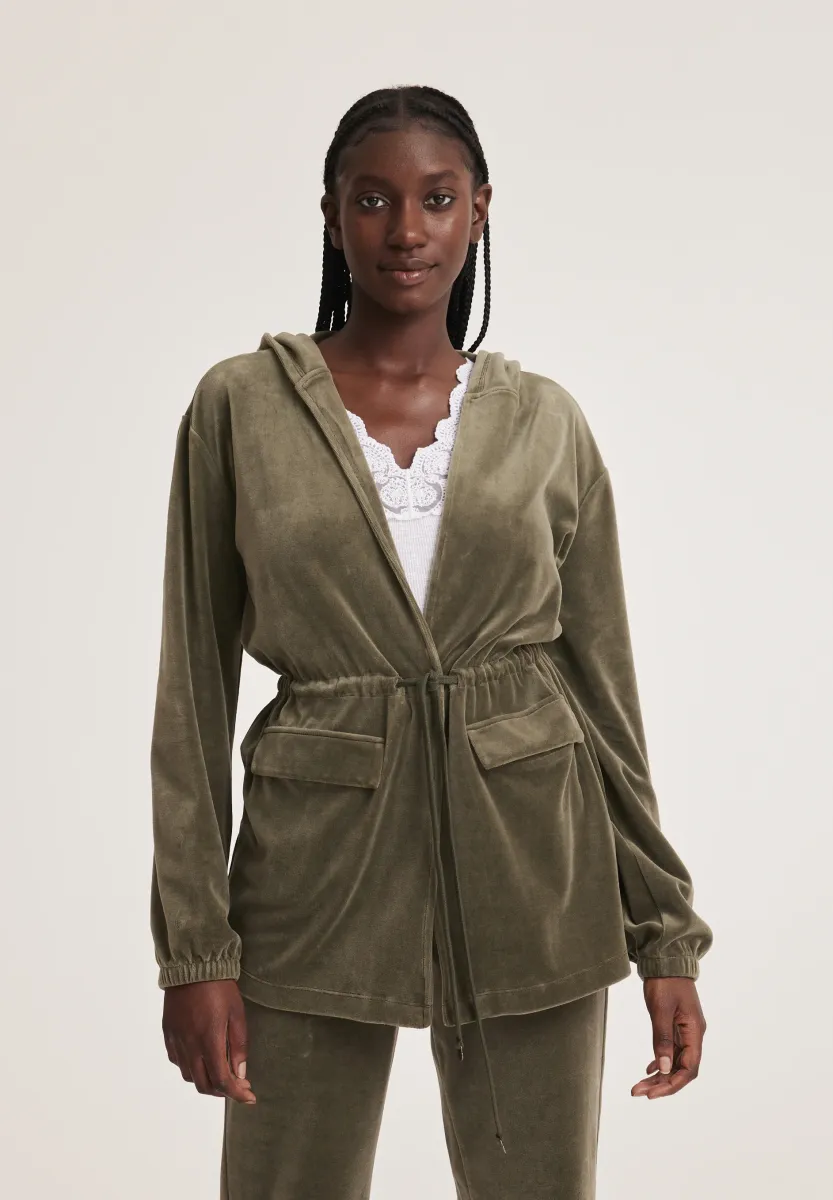 CAROLA - Strickjacke - cargo green