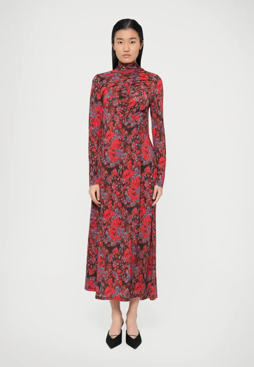 CAROLINE PRINT - Jerseykleid - scarlet red