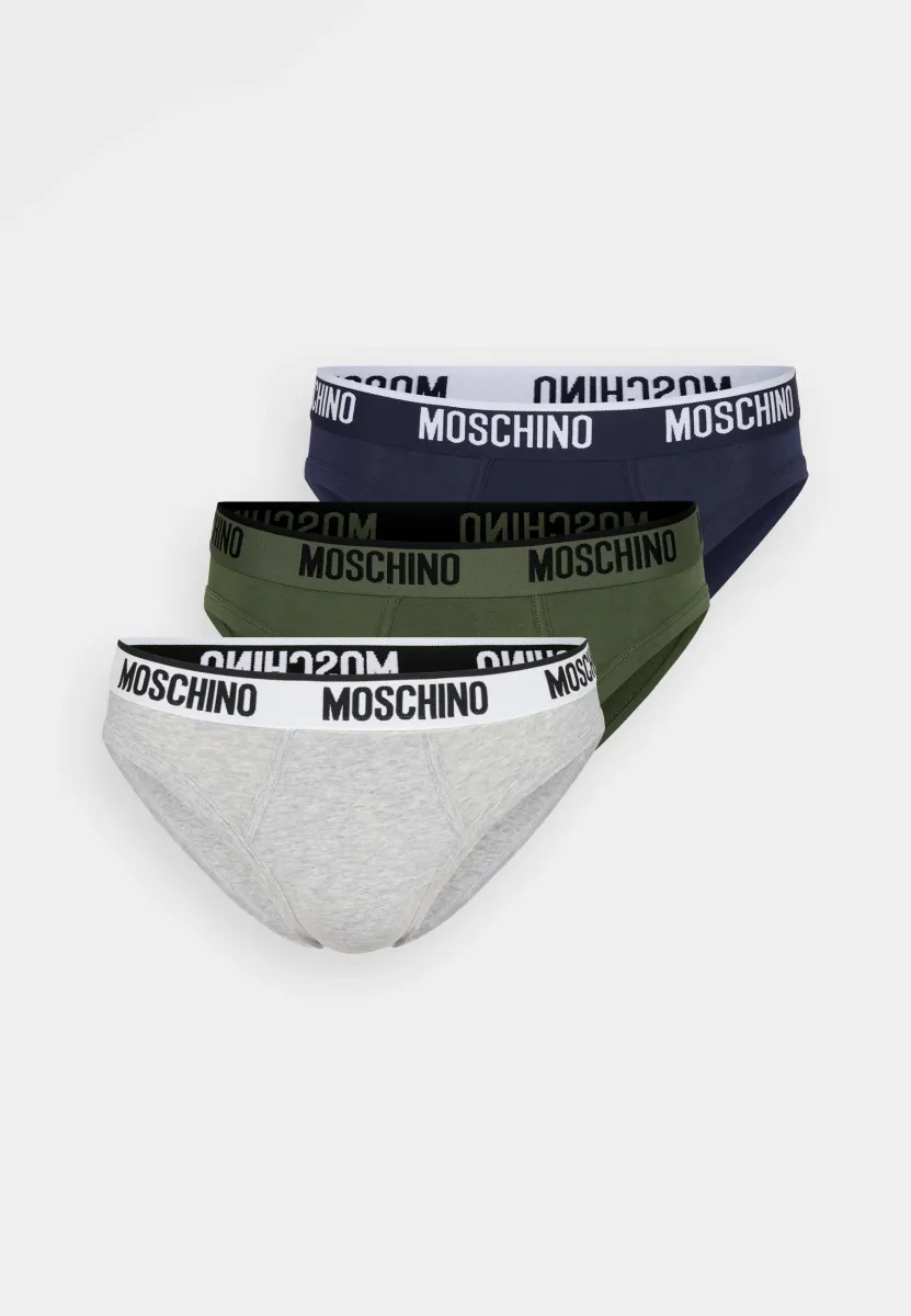 CARRY OVER NEW BASIC BRIEF 3 PACK - Slip - grey/blue/green
