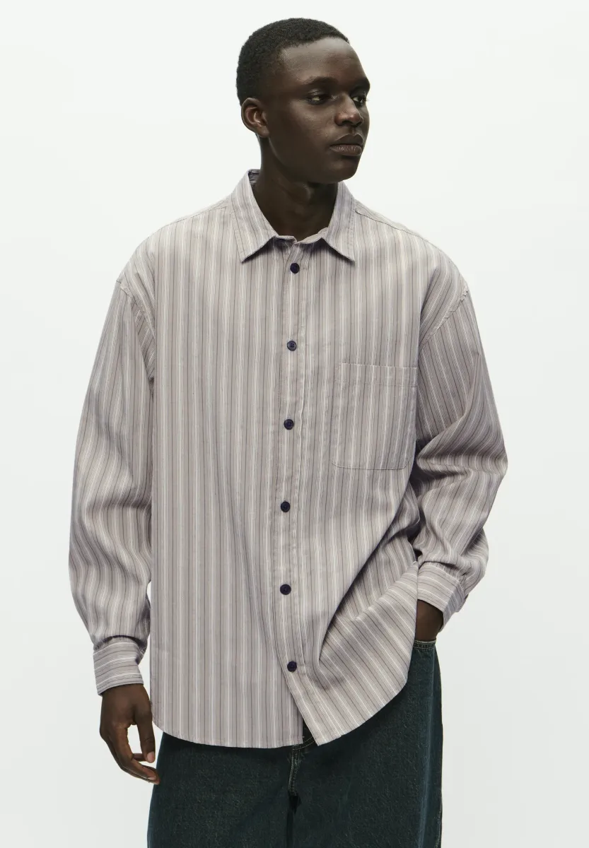 CARTER - Hemd - fallen rock stripe