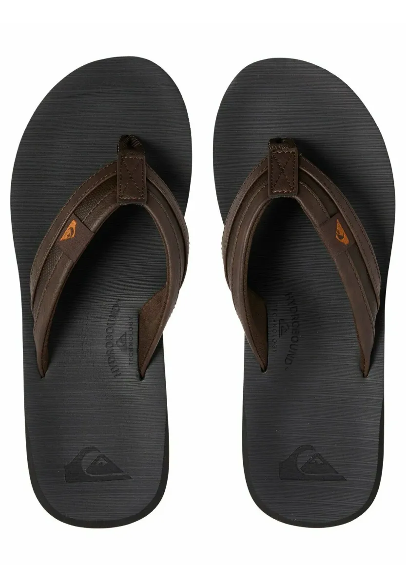 CARVER SQUISH - Zehentrenner - brown/black/brown