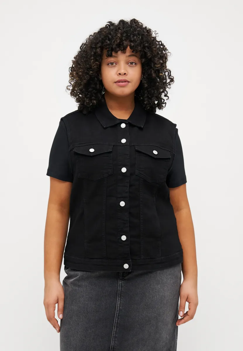 CARWESPA - Weste - black denim