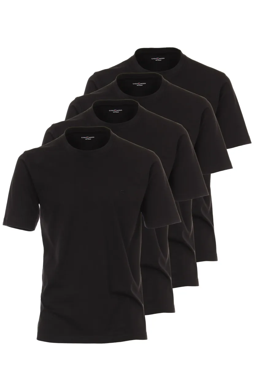 CASAMODA 4ER - T-Shirt basic - schwarz