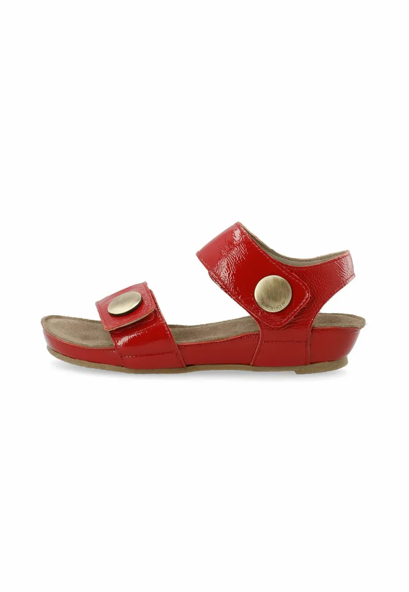 CASAVA BUTTON  - Plateausandalette - red