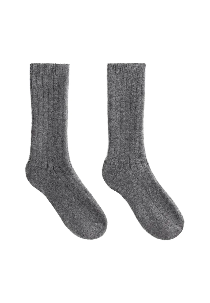 CASHMERE BLEND CLASSIC - Socken - dark grey