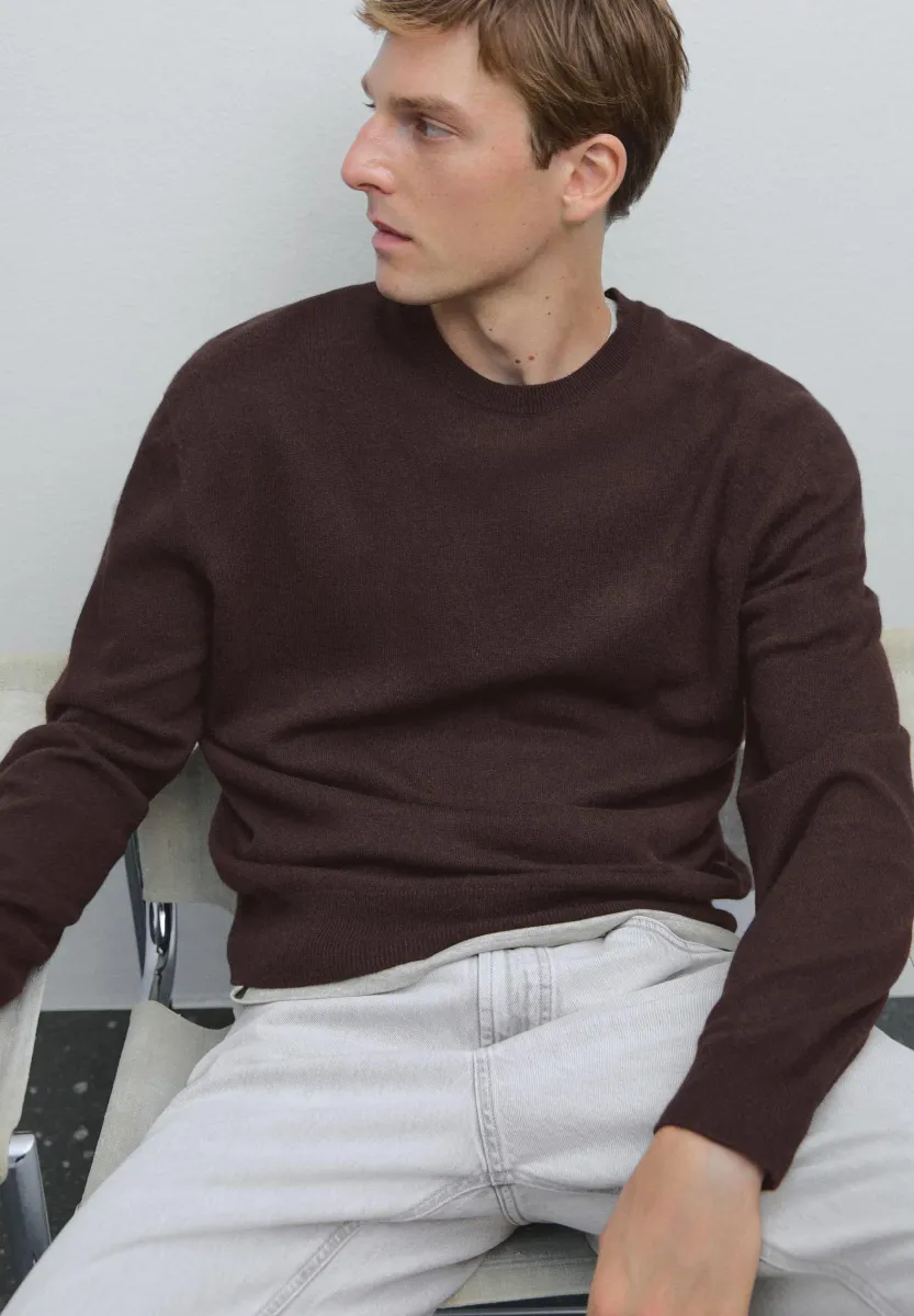 CASHMERE CREW NECK WITH LONG SLEEVES - Strickpullover - lilac