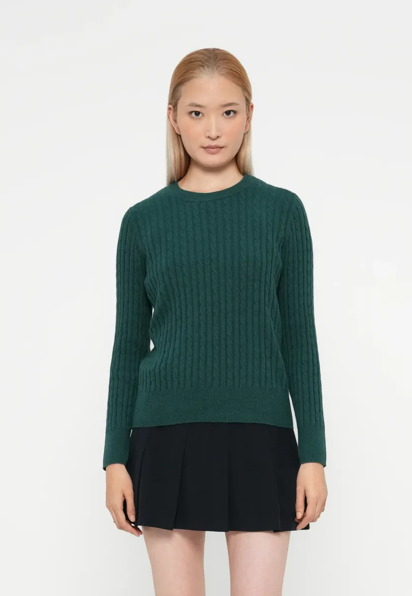 CASHSOFT CREW - Strickpullover - june bug