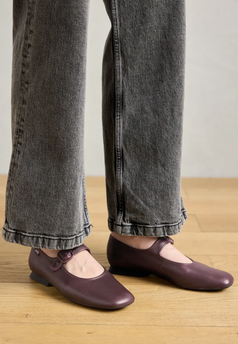 CASI MYRA - Riemchenballerina - gobi beizos/black