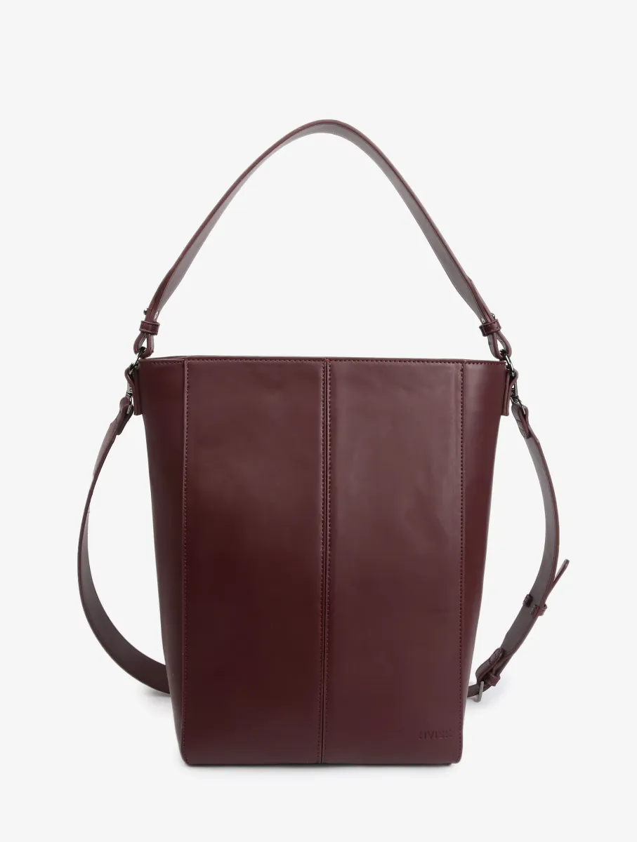 CASSET SOFT STRUCTURE - Handtasche - midnight plum