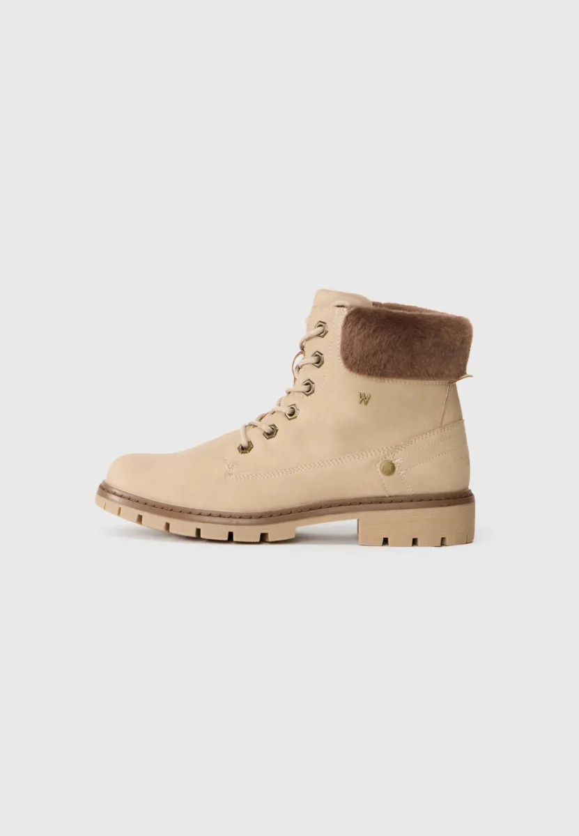 CASSSIDY - Schnürstiefelette - beige