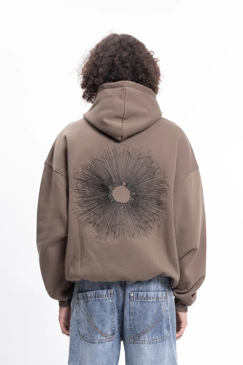 CAST UNISEX - Kapuzenpullover - major brown