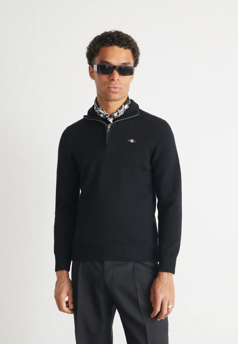 CASUAL HALF  - Strickpullover - black