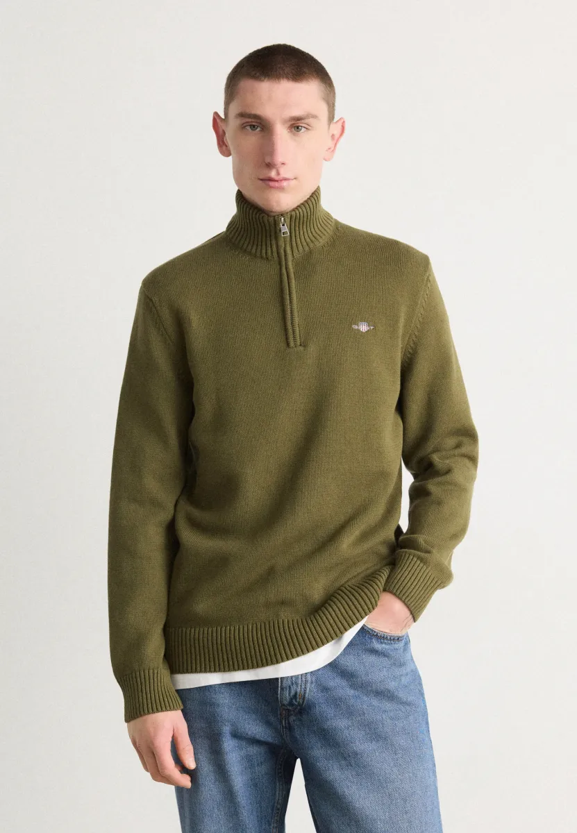 CASUAL HALF  - Strickpullover - juniper green