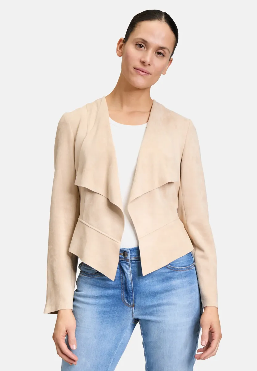 CASUAL-OHNE VERSCHLUSS - Blazer - beige