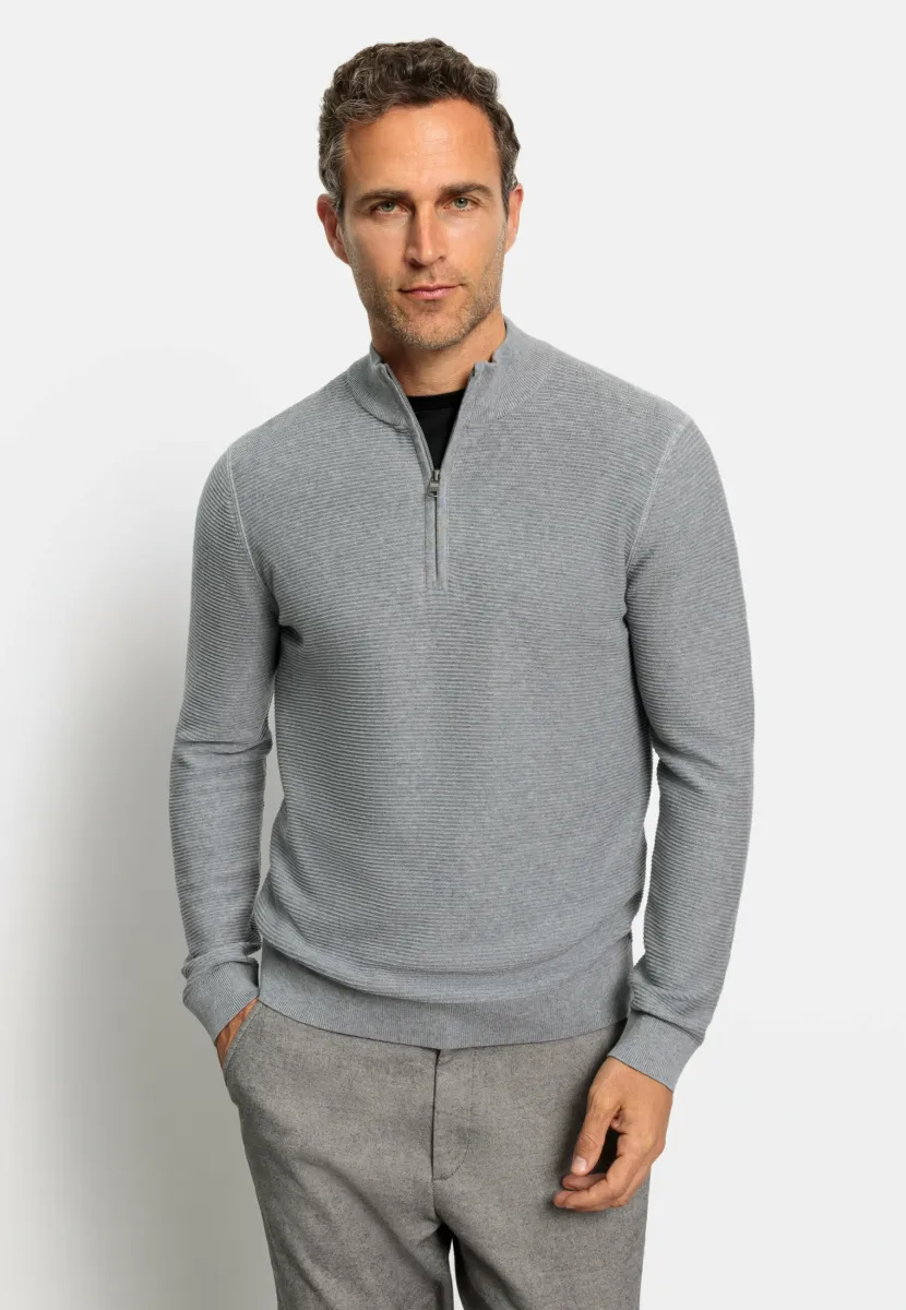 CASUAL - Strickpullover - grau