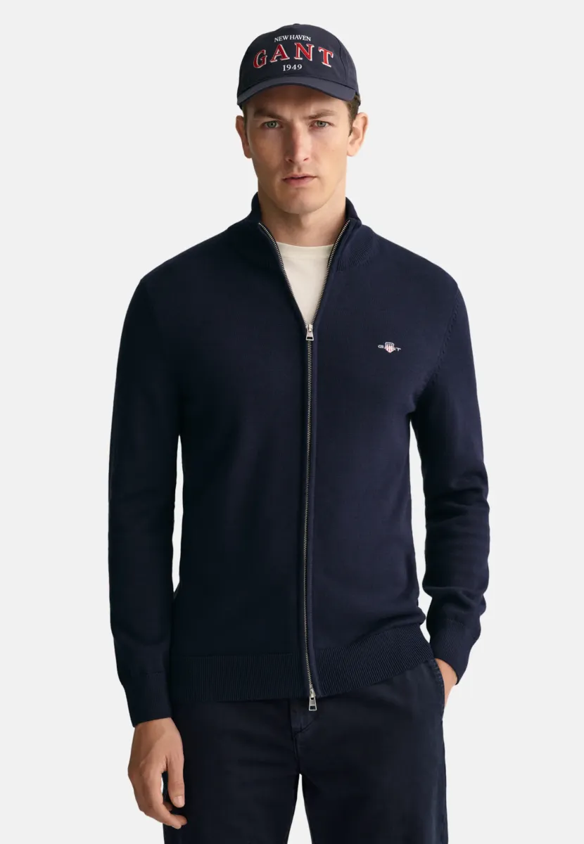 CASUAL ZIP - Strickjacke - evening blue