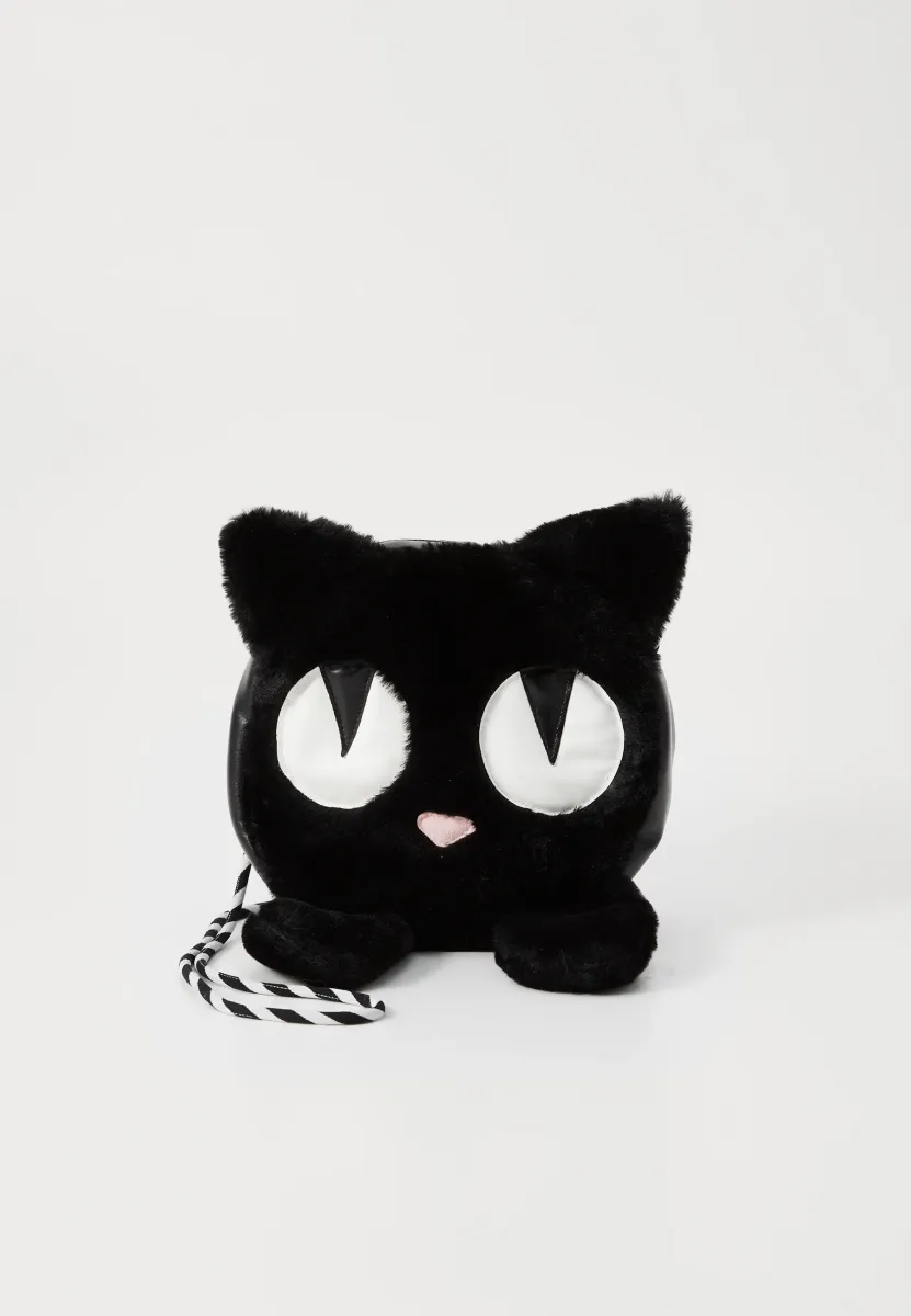 CAT BAG UNISEX - Umhängetasche - black
