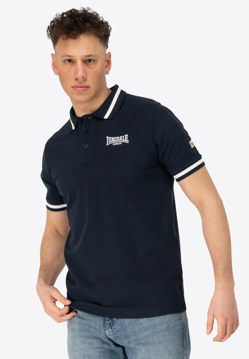 CAUSTON - Poloshirt - dark navy ecru