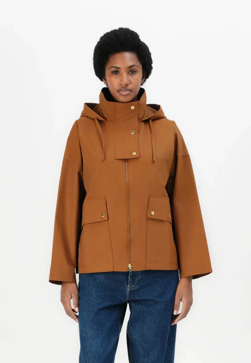 CECILE SHOWERPROOF JACKET - Übergangsjacke - rust brown