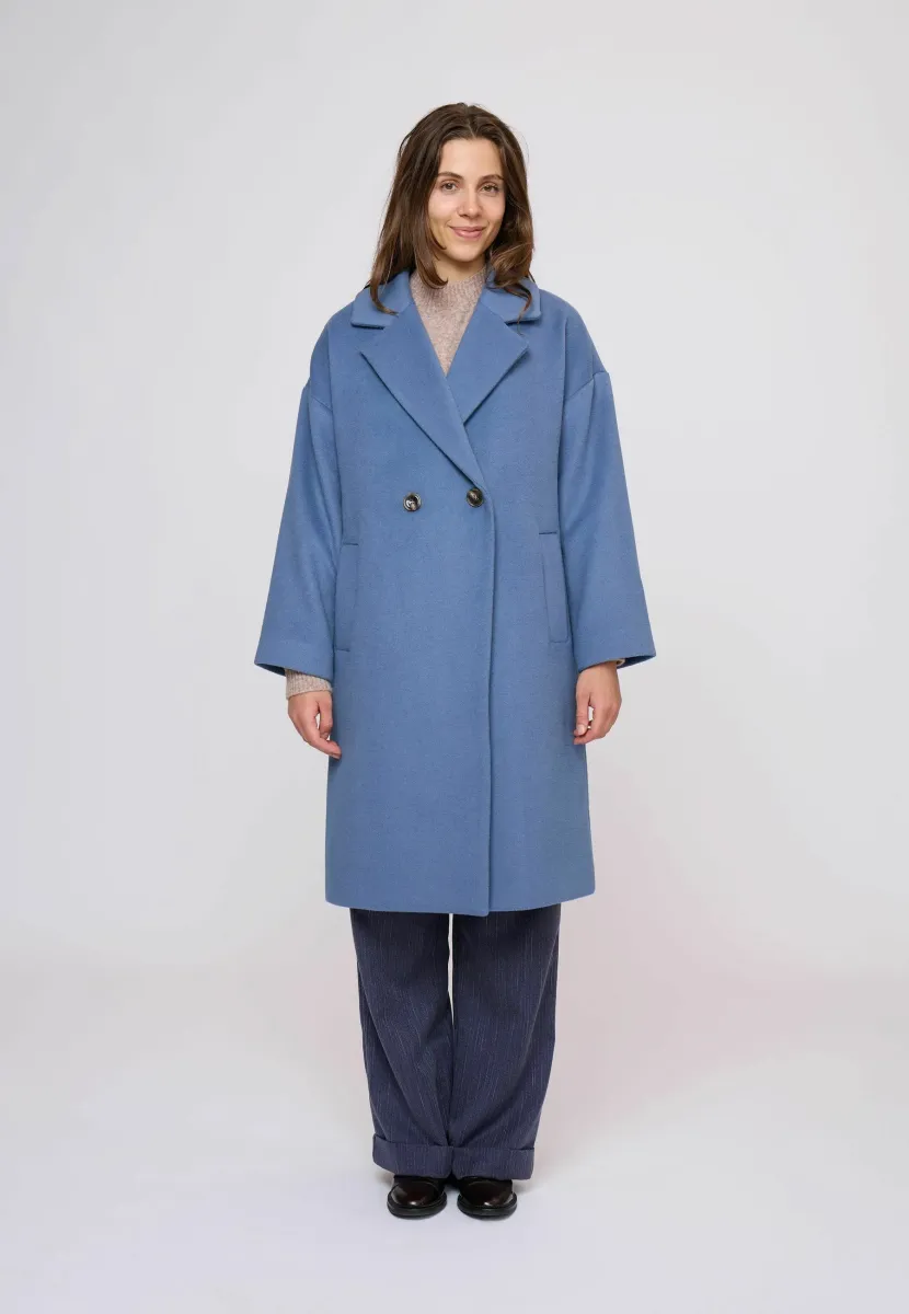 CECILIA - Klassischer Mantel - captains blue