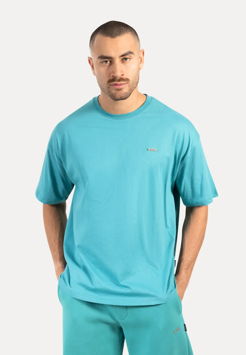 CEDRIK - T-Shirt basic - petrol