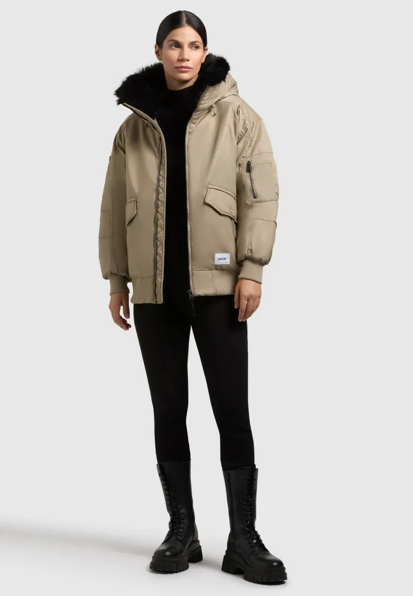 CELA - Winterjacke - bomber beige