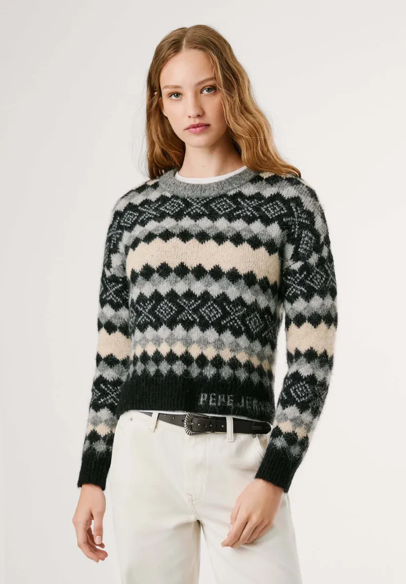 CELESTINE - Strickpullover - dark grey marl