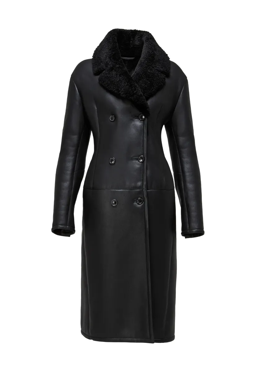 Celina - Wintermantel - black