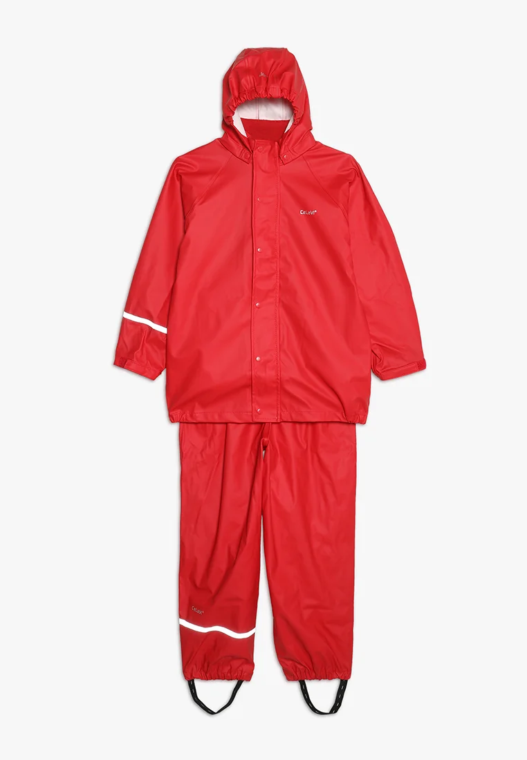 CEMAGIC SET - Regenhose - red