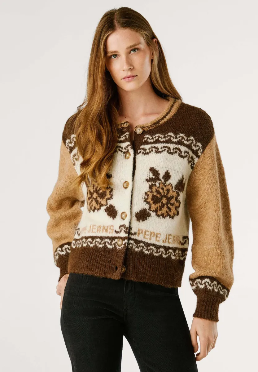 CENTA - Strickjacke - oyster white