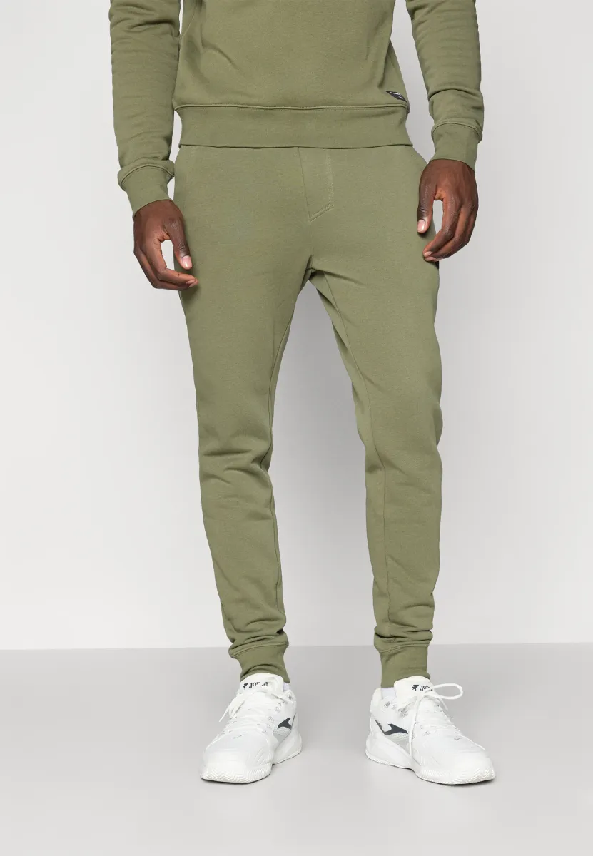 CENTRE TAPERED SWEATPANTS - Jogginghose - dusty olive