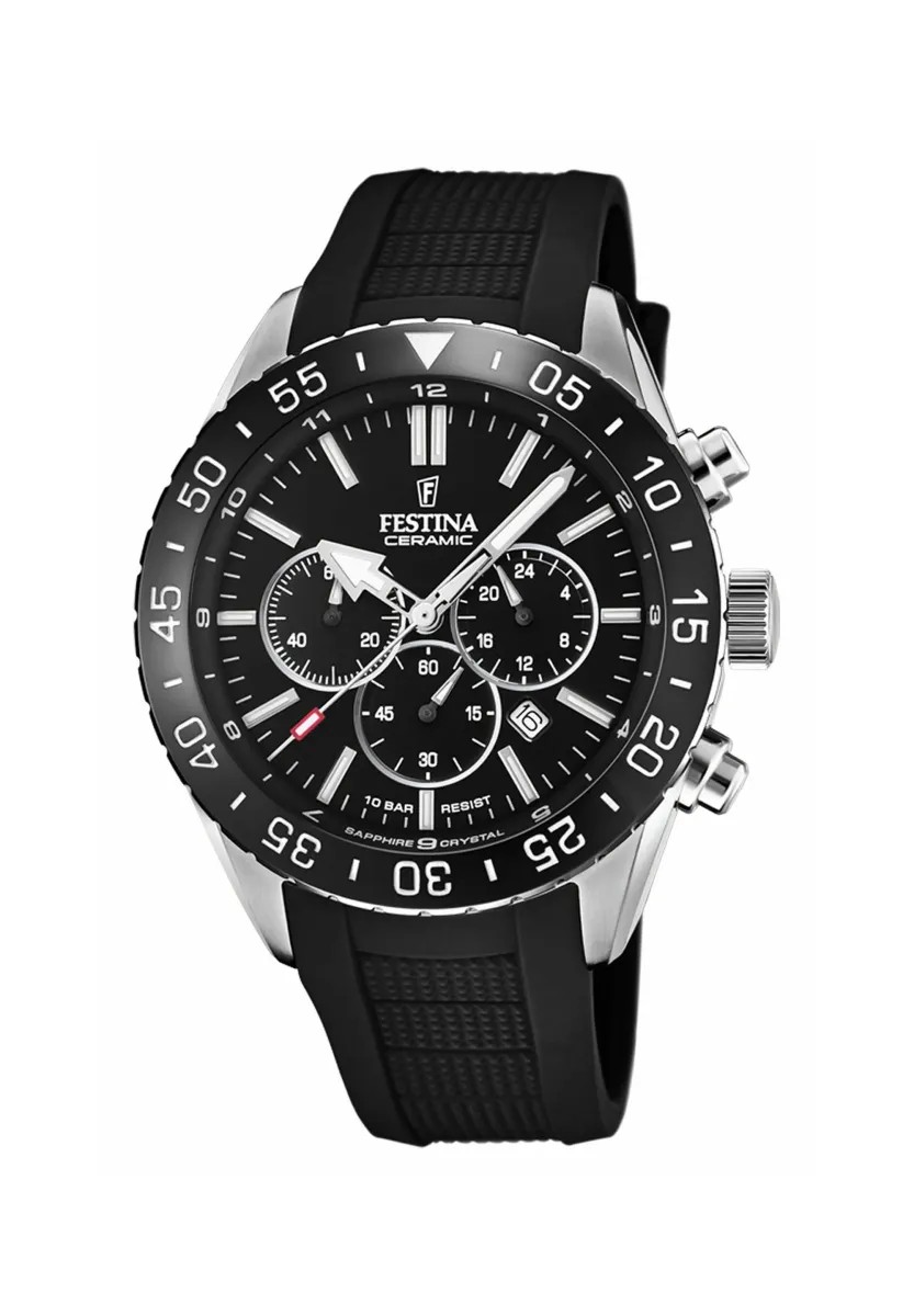 CERAMIC - Chronograph - black