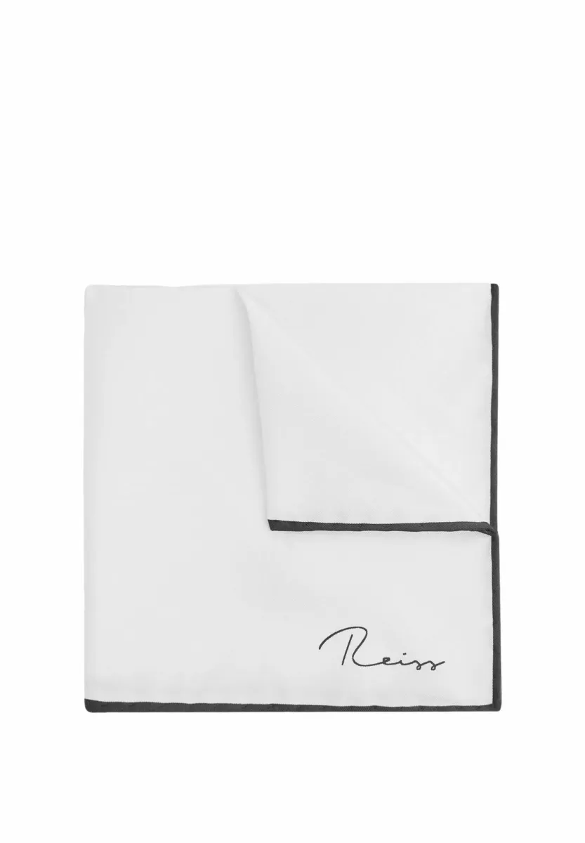 CEREMONY PLAIN - Einstecktuch - white