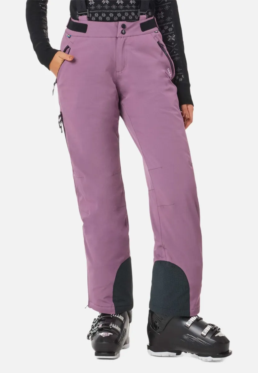 CERVINIA - Skihose - dk. mauve dk. plum
