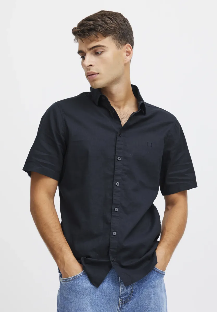 CFAKSEL LINEN MIX - Hemd - dark navy