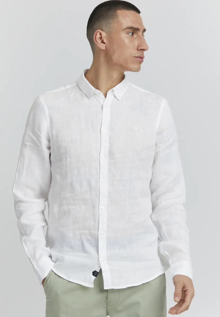 CFANTON LINEN MIX - Hemd - bright white