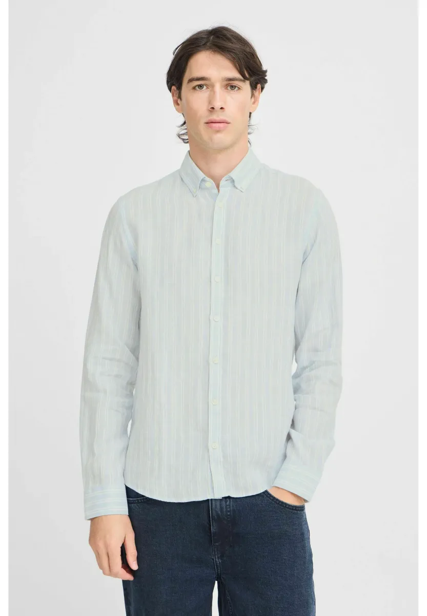 CFDALLAS LINEN MIX - Hemd - chambray blue
