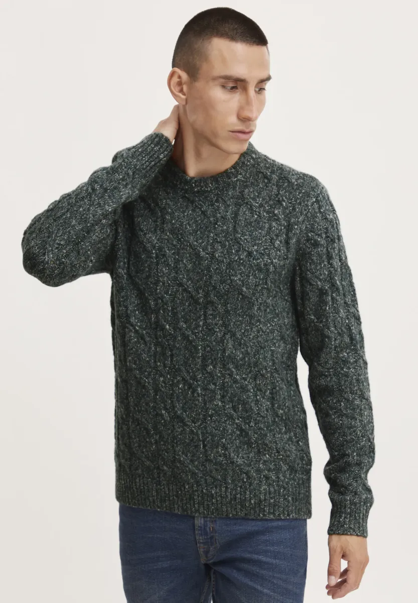 CFKARL - Strickpullover - deep forest melange