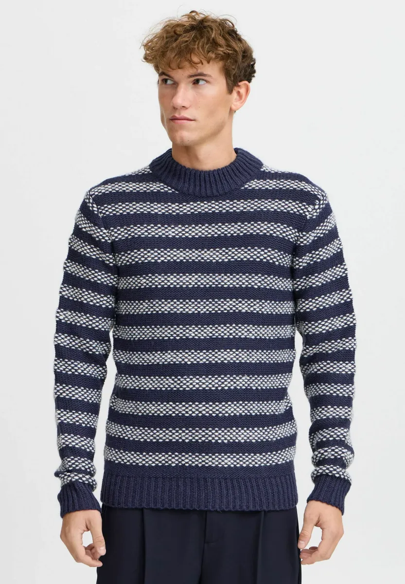 CFKARL STRIPED KNIT - Strickpullover - dark navy