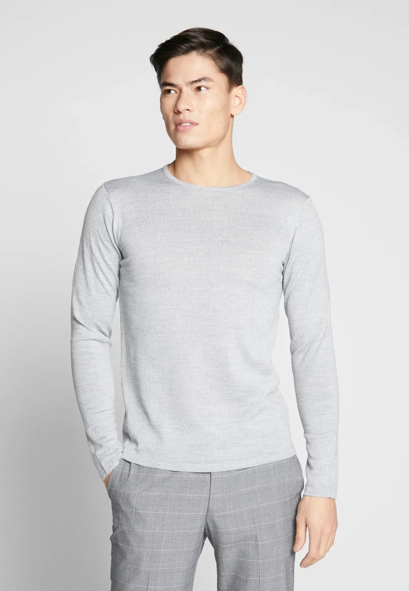 CFKent - Strickpullover - light grey melange