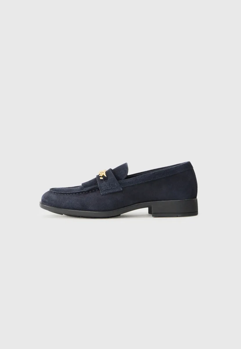 CHAIN FRINGE LOAFER - Slipper - space blue