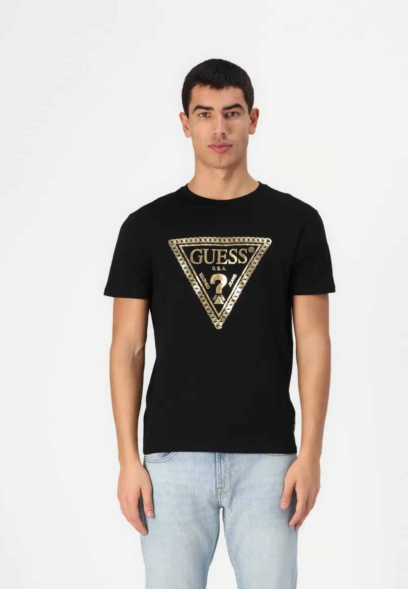 CHAIN - T-Shirt print - jet black