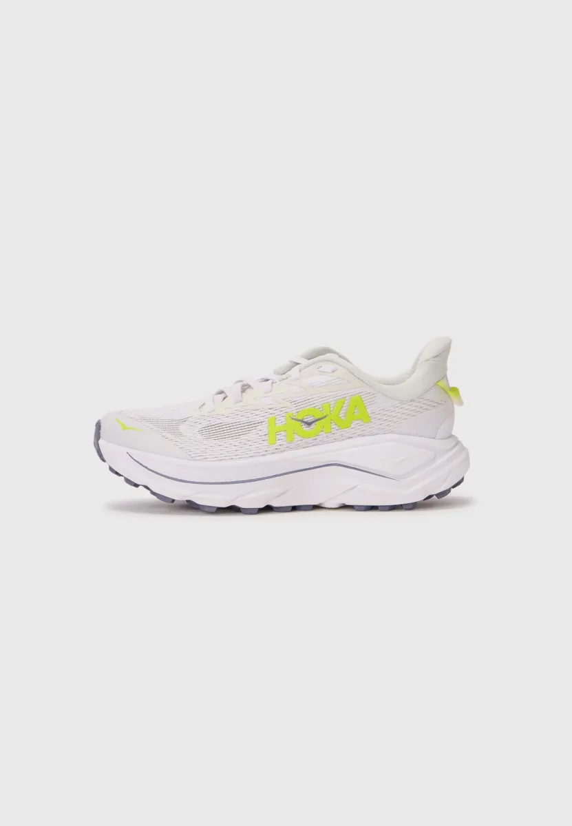 CHALLENGER 8 - Laufschuh Trail - white/neon yellow