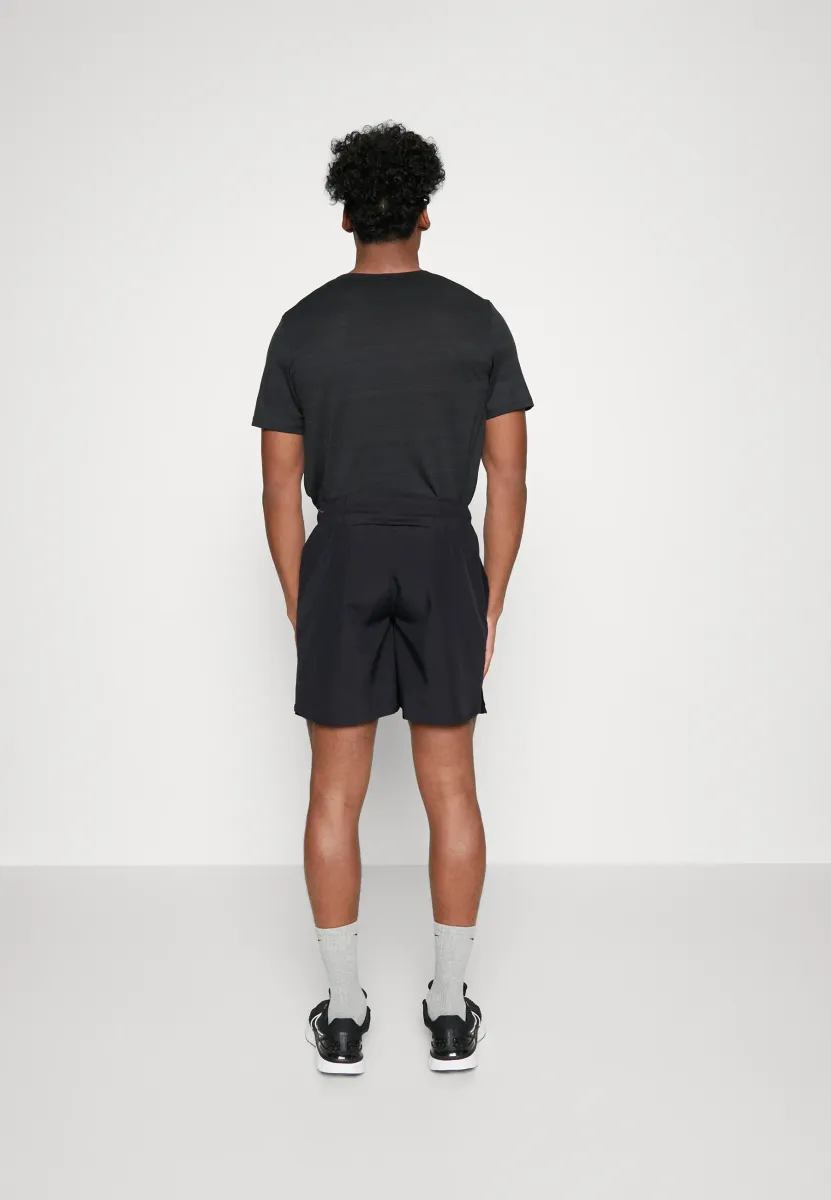 CHALLENGER - Kurze Sporthose - black/reflective silver